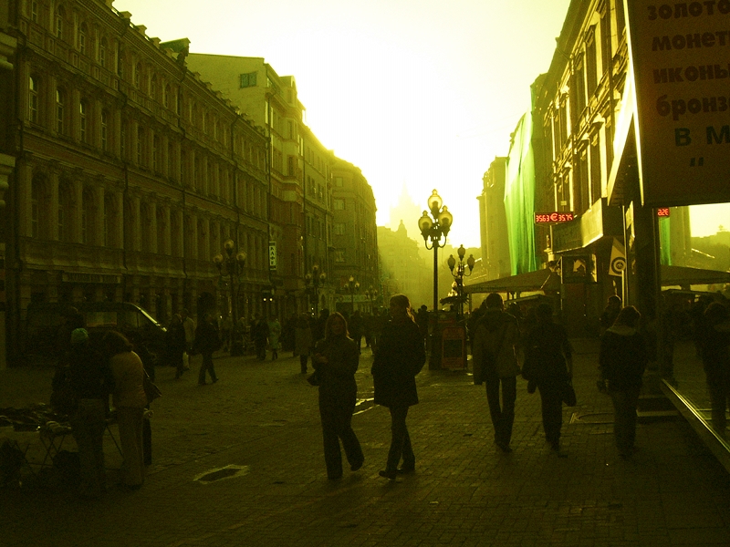 Rue Arbat Moscou