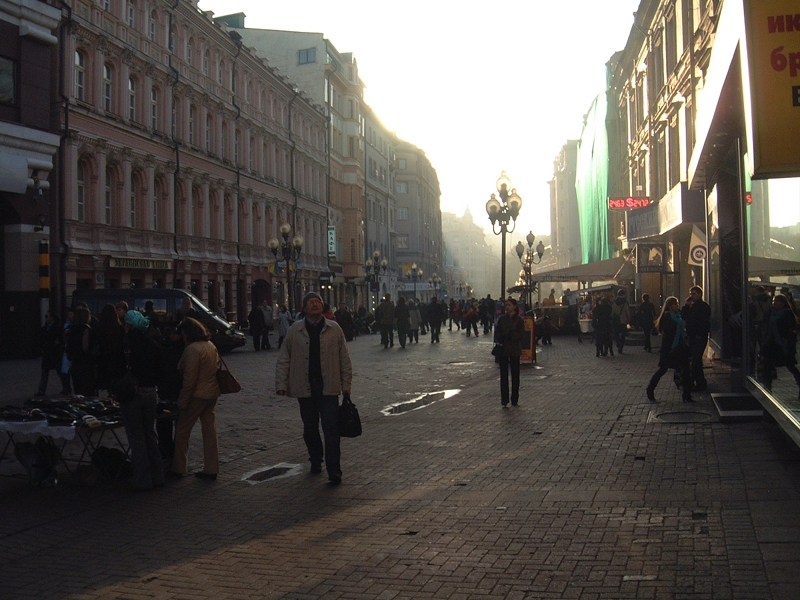 Rue Arbat Moscou