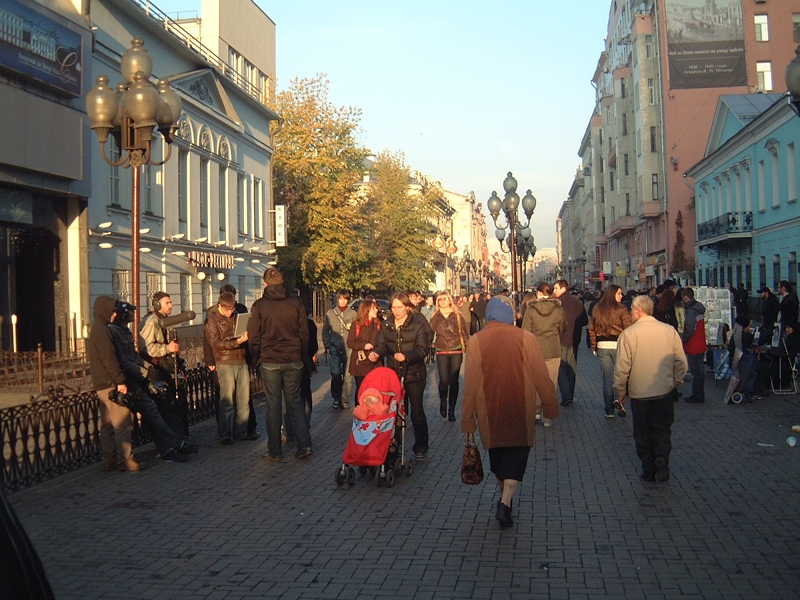 Rue Arbat Moscou